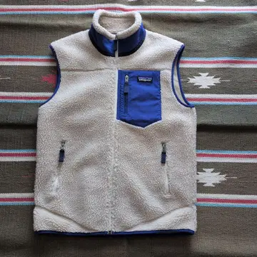 patagonia 플리스 베스트 S 사이즈 아이보리