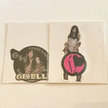aespa LIVE TOUR 랜덤 토이 스티커 세트 2종 지젤