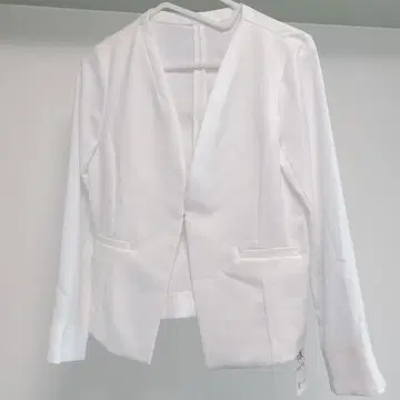 MICHEL KLEIN 화이트 자켓 미셸 크라운 MKMK
