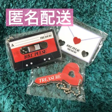 [ 미개봉 ] TREASURE 굿즈 아크링 키링 카세트 레터 열쇠