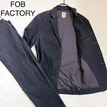 레어 FOB FACTORY 데님 수트 셋업 테일러드 L~LL