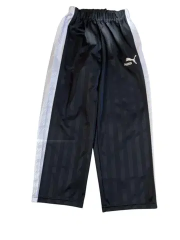 새상품급 90s PUMA 히트유니온제 일본제 트랙 팬츠 블랙 화이트 S