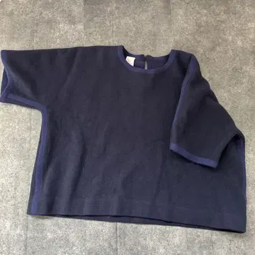 seya. 세야 네이비 오부소매 상의 울 네이비