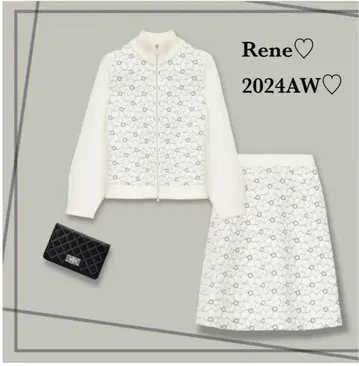 Rene 르네 2024AW 플라워 퀼트 셋업