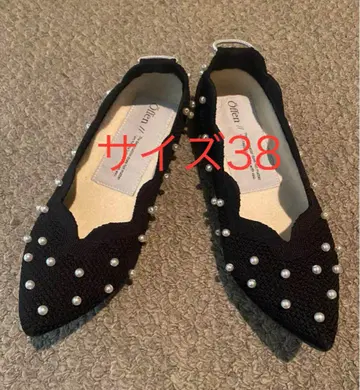 offen 오펜 펄 플랫슈즈 38
