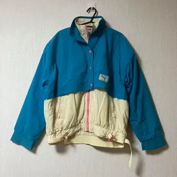 새상품급 80s~90s PUMA 숏 기장 자켓 파랑/크림