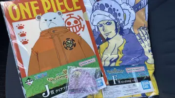 제일복권 ONE PIECE 빅 타월 & 클리어 파일 세트