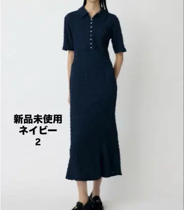 moussy 미사용 새상품 네이비 원피스