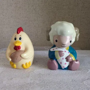 JAL 닭과 양의 저금통 세트