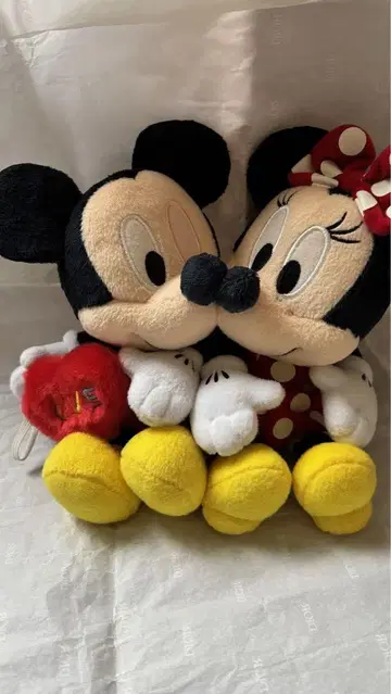 디즈니 미키 미니 페어 봉제 인형