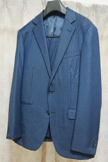 다케오 키쿠치 MIYUKITEX 3by3 네이비 울 실크 수트 XL