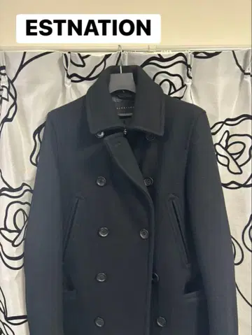 [ 최종 가격 인하 ] ESTNATION 블랙 피 코트