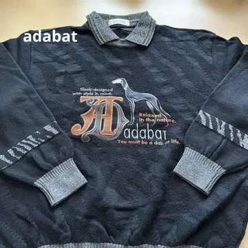 adabat 알파카 혼방 스웨터