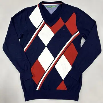 타미힐피거골프 V넥 스웨터