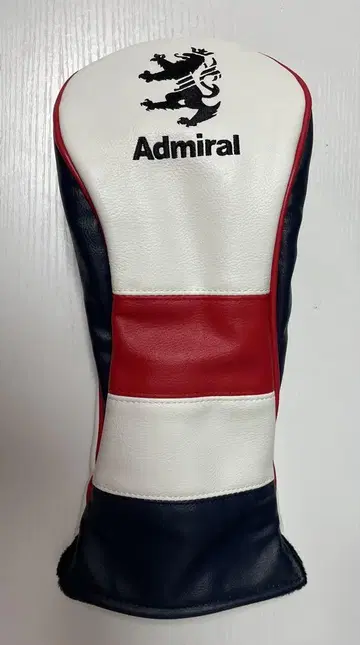 컨디션 최상! Admiral 드라이버용 골프헤드커버 화이트/레드/네이비