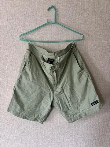 patagonia 라이트 그린 숏팬츠 M