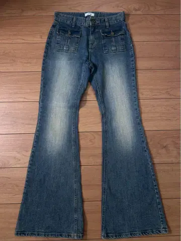 [ ason ] 로우라이즈 부츠컷 데님