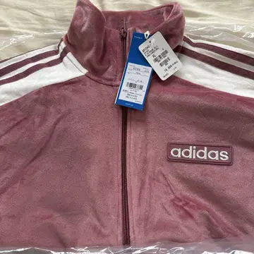 adidas 벨로아 트랙 자켓 핑크 XL
