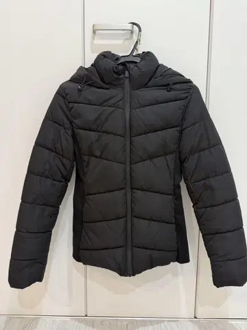 새상품급 ZARA 후드 부착 다운 자켓