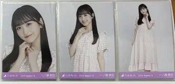 이치노세 미쿠 브로마이드 깅엄 체크 3종 컴프
