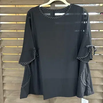 francaise 블랙 튜닉 LL