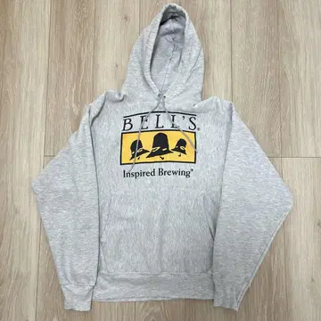 레어 00년대 챔피온 프리미엄 리버스 위브 그레이 후드티