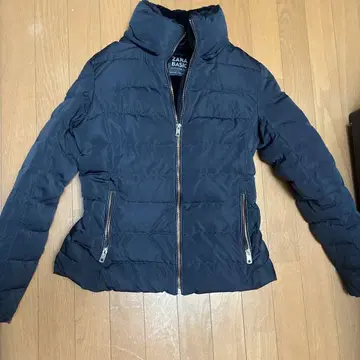 ZARA BASIC 블랙 다운 자켓