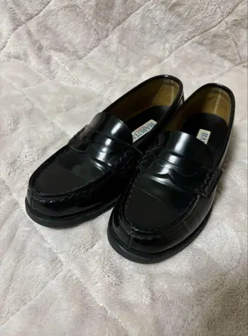 HARUTA 하루타 여성용 로퍼 23cm 블랙 일본제 4505
