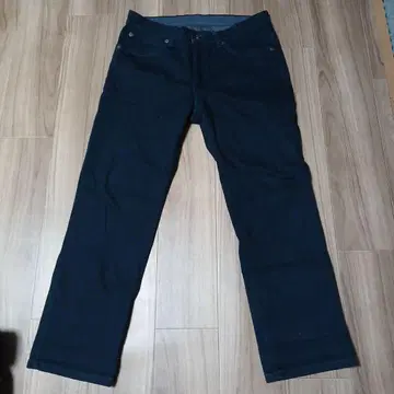 EDWIN 503 와일드 파이어 스트레이트 데님 블랙 안감 있음