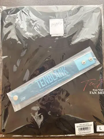 TENBLANK T셔츠 L 사이즈 팬미팅 리스트 밴드