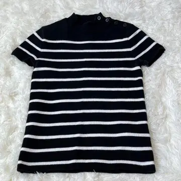 Ralph POLO 랄프 로렌 폴로 보더 반팔 티셔츠 니트소