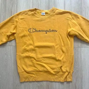 챔피온 리버스 위브 옐로우 컬러 트레이닝복 남성용 M 사이즈