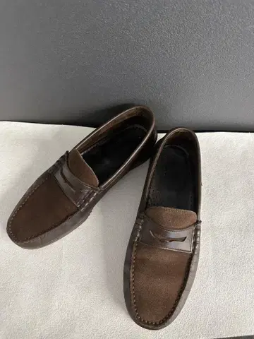 [ 새상품급 ] Paraboot Corsica 스웨이드 가죽 로퍼 7.5