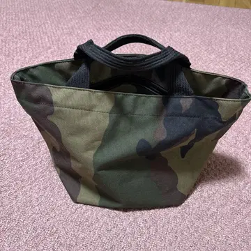 카모플라쥬 토트백 내 포켓 부착