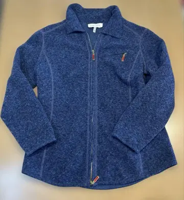 ESCADA 블루종 풀 집업 니트 자켓