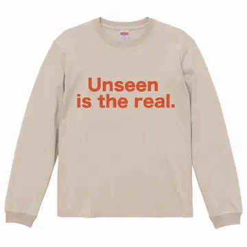 oruna 로고 L/S 티셔츠 [립 있음] 샌드베이지