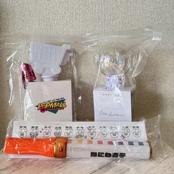나니와단시 응원봉 세트 은색 테이프 포함