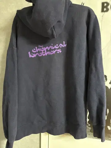The Chemical Brothers 후드티 네이비