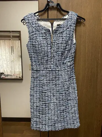 Robe de Fleurs Glossy 타이트 드레스 S