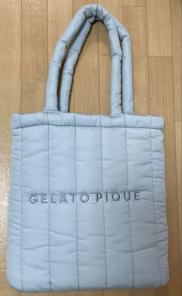 gelato pique 젤라또피케 퀼팅 토트백 스카이블루 PC