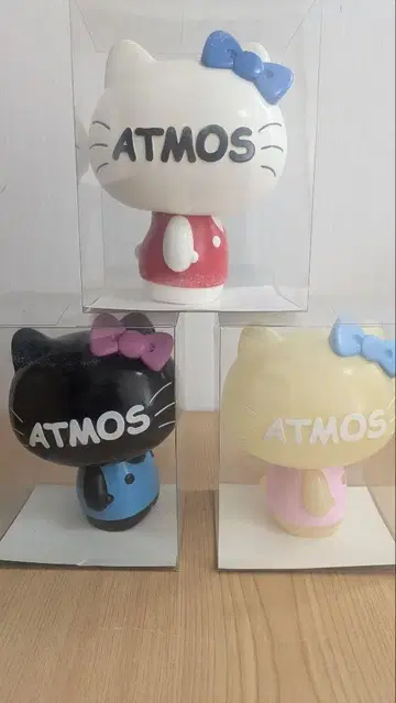 Hello Kitty atmos 3색 세트 아토모스 헬로키티 소프트 비닐