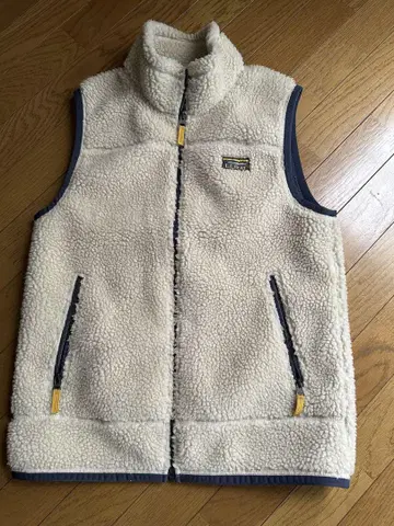 L.L.Bean 플리스 베스트 SM-REG 크림색