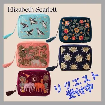 [ 일본 미입고 ] Elizabeth scarlett 메이크업 백 파우치