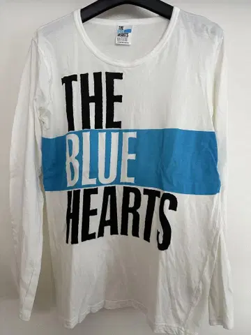 더 블루 하츠 긴팔 T셔츠 THE BLUE HEARTS 코모토 히로토