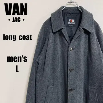 반자켓 VAN JACkET 롱 코트 남성용 L 사이즈 그레이