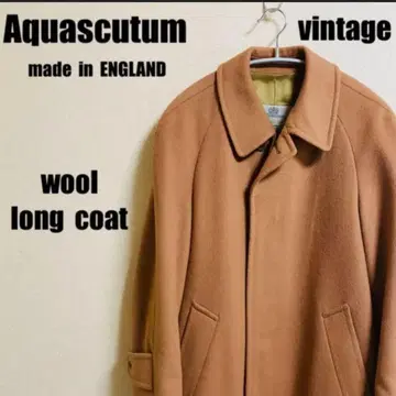 영국제 빈티지 아쿠아 스큐텀 Aquascutum 롱 코트