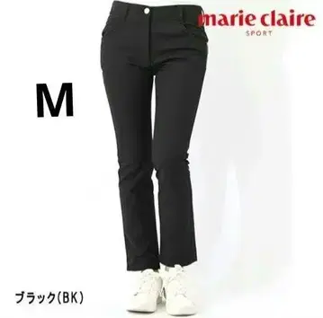 새상품 마리끌레르 본딩 9부 팬츠 (M) 블랙