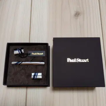 Paul Stuart 넥타이핀과 커프스 세트