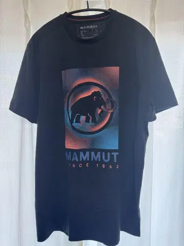MAMMUT 엘리펀트 로고 T셔츠 M 사이즈 블랙