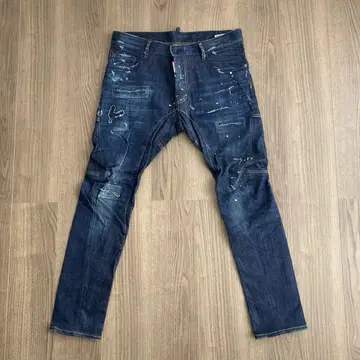 DSQUARED2 데미지 페인트 가공 데님 50